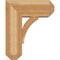 Ekena Millwork Thorton Craftsman Rough Sawn Bracket w/ Offset Brace, Western Red Cedar, 8"W x 18"D x 22"H BKT0806X18X22THR04RWR - alternate 3